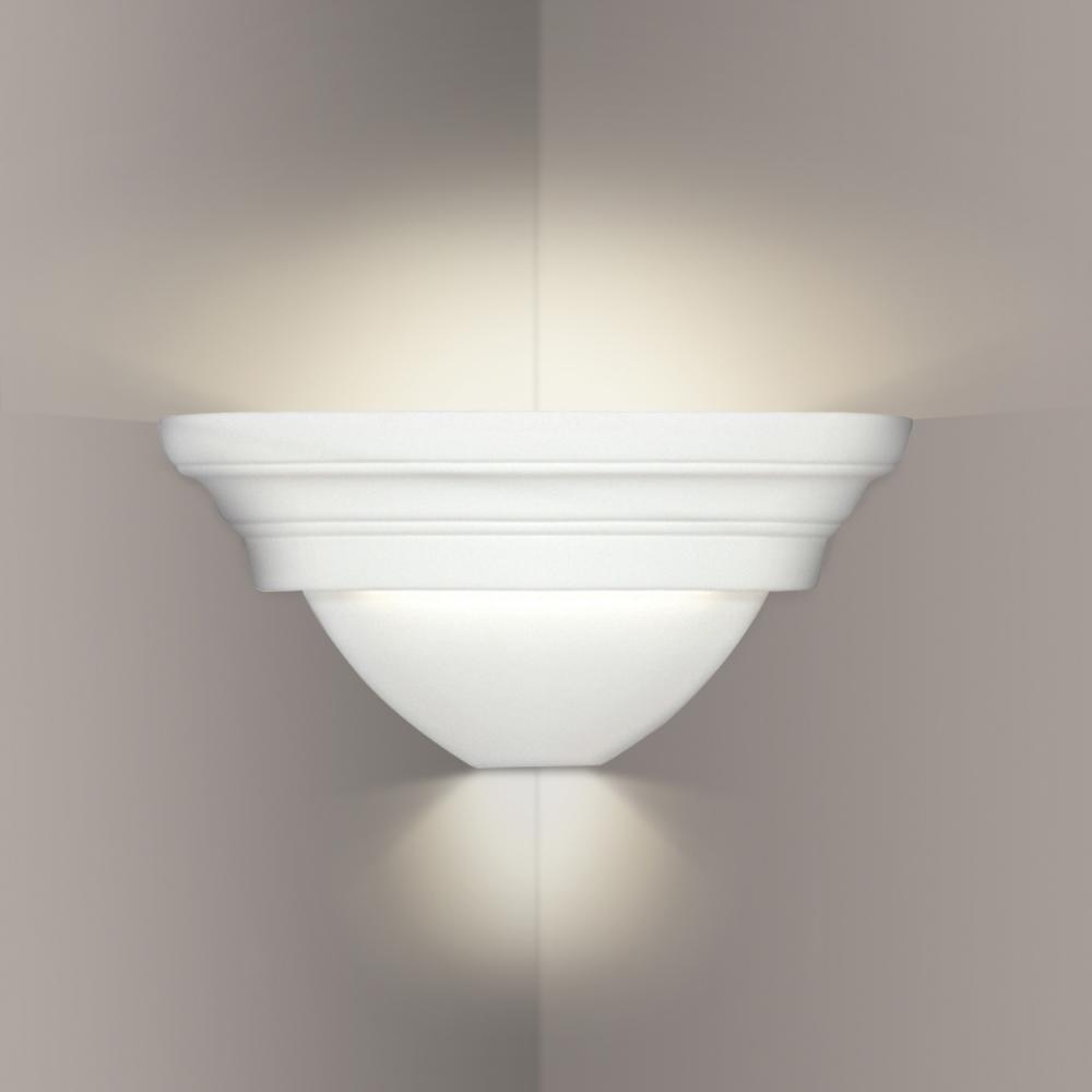 Ibiza Corner Sconce: Bisque