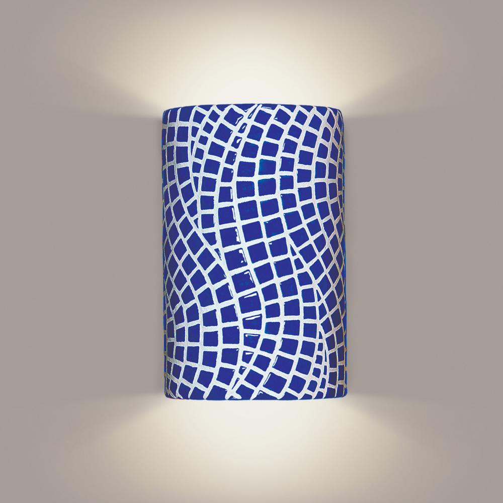 Channels Wall Sconce Cobalt Blue