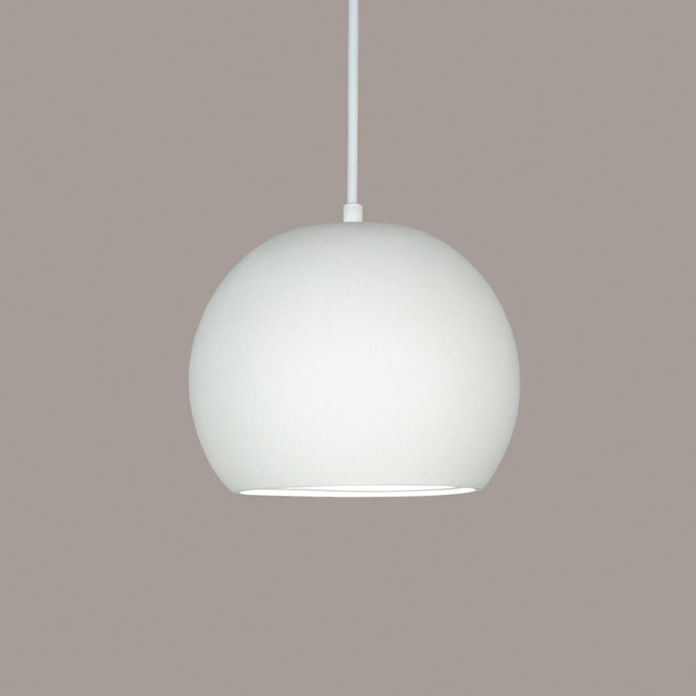 Bonaire Pendant: Jade (Black Cord & Canopy)