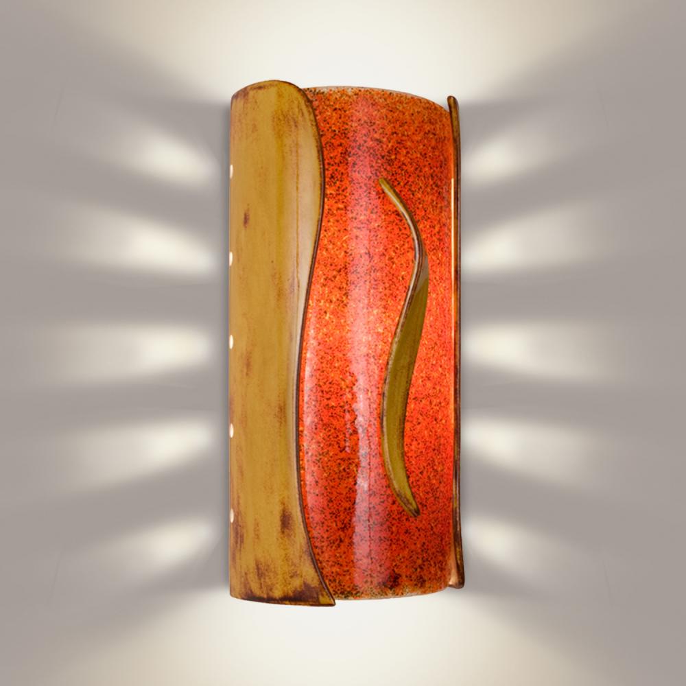 Flare Wall Sconce Desert Blaze and Fire (Outdoor/WET Location)