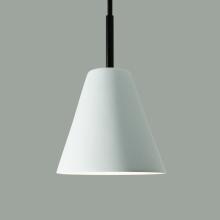 A-19 MP15-A21-BCC - Strands Mini Pendant: Dusty Teal (Black Cord & Canopy)