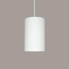 A-19 P201-A17-WCC - Andros Pendant: Jade (White Cord & Canopy)