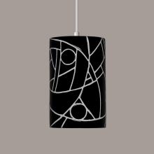 A-19 PM20303-BL-BCC - Picasso Pendant Black (Black Cord & Canopy)