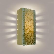 A-19 RE109-SG-MMS-WET - Rocky Wall Sconce Sagebrush and Multi Moss (Outdoor/WET Location)