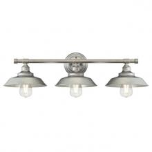 Westinghouse 6354700 - 3 Light Wall Fixture Galvanized Steel Finish