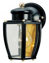 Westinghouse 6696100 - Wall Fixture Matte Black Finish Clear Curved Glass Panels