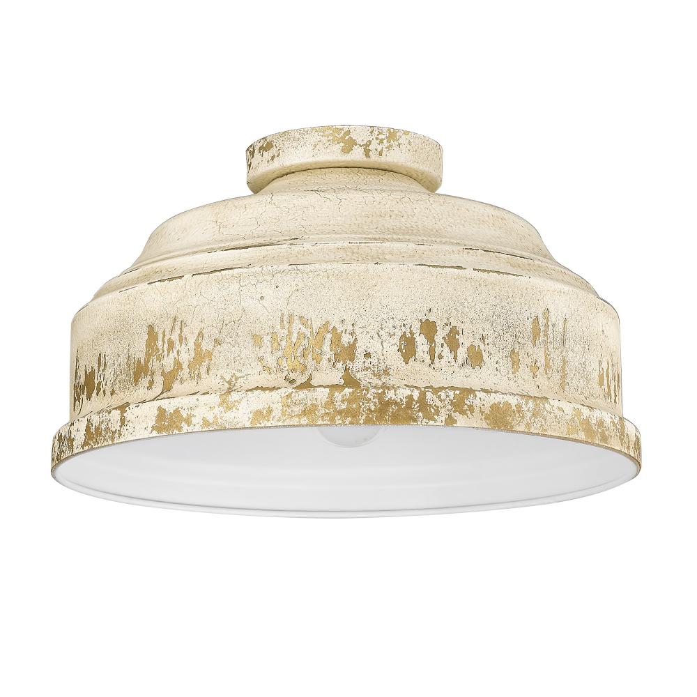 Keating Flush Mount in Antique Ivory