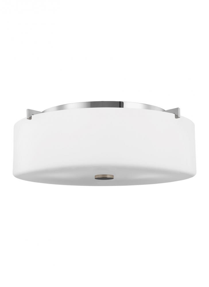 Large Three Light Flush Mount