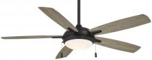 Minka-Aire F534L-CL/SG - Lun - Aire - 50" Ceiling Fan W/LED Light Kit