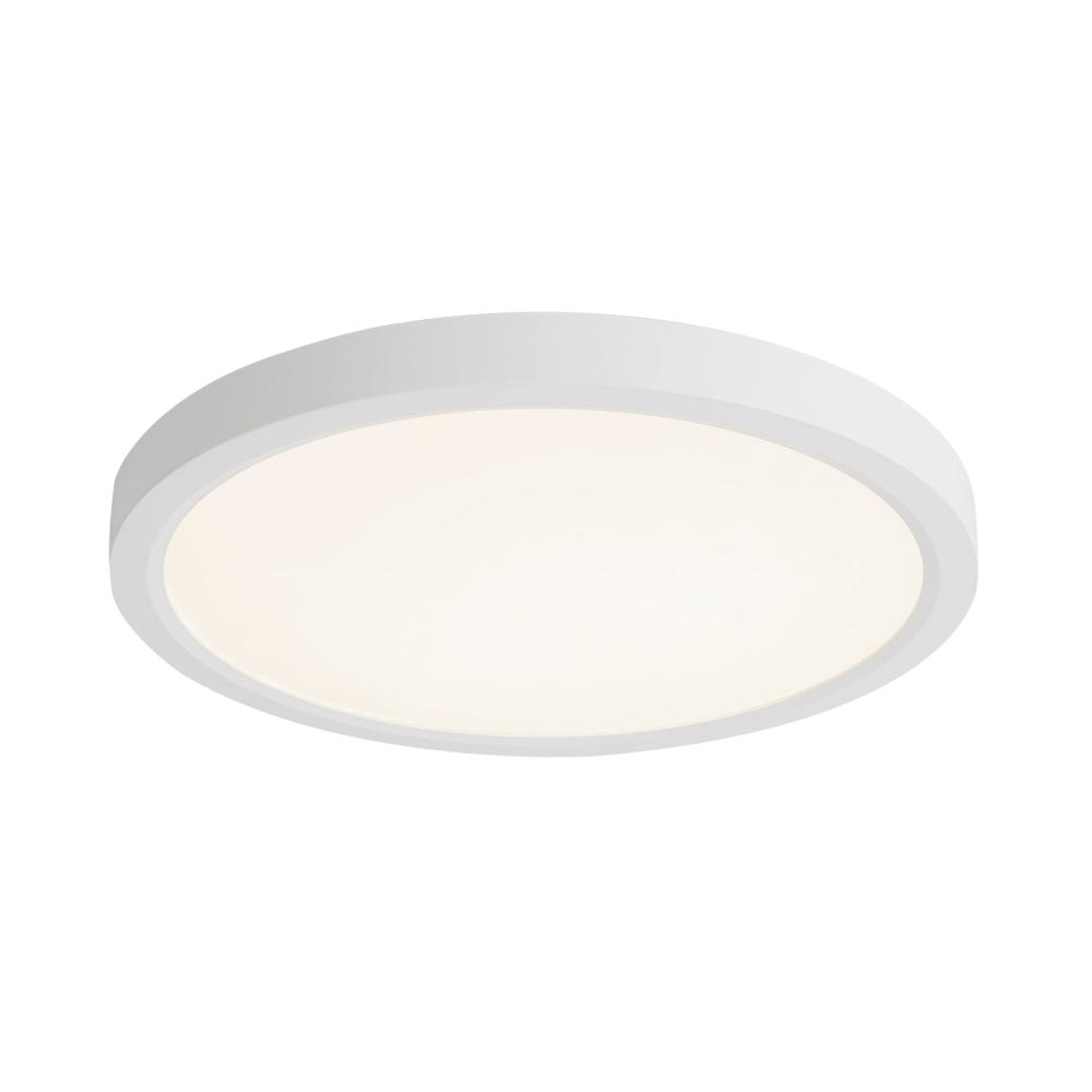 Mio 12-in White LED Flush Mount