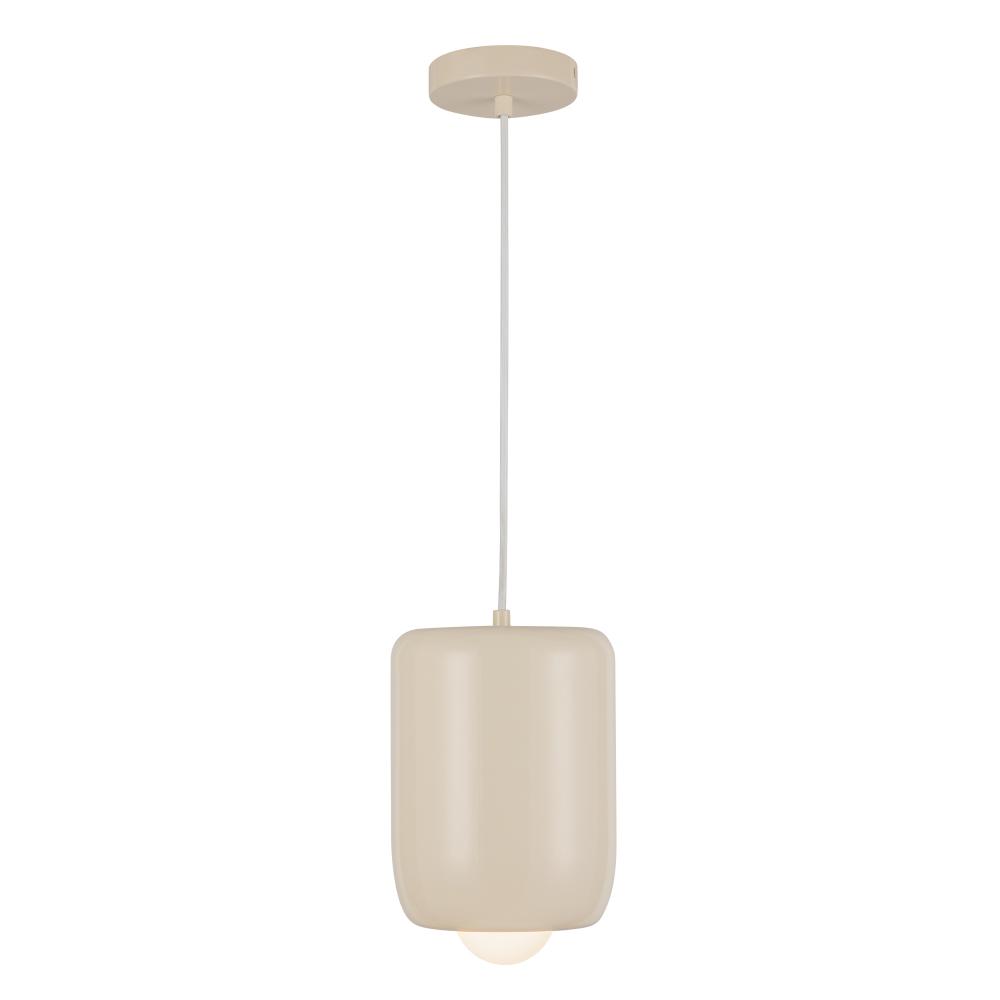 Hayden 7-in Pearl White LED Pendant