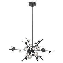 Kuzco Lighting Inc CH50848-BK - Geode 48-in Black LED Chandeliers