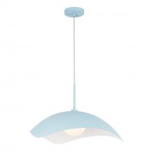 Kuzco Lighting Inc PD55922-CER - Kirby 22-in Cerulean Socket Pendant