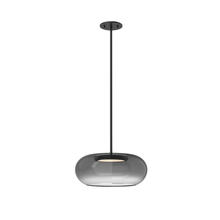 Kuzco Lighting Inc PD62014-BK/SM - Trinity 14-in Black/Smoked LED Pendant