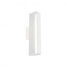 Kuzco Lighting Inc WS7416-WH - Sleek Minimalist Rectangular LED Wall Sconce