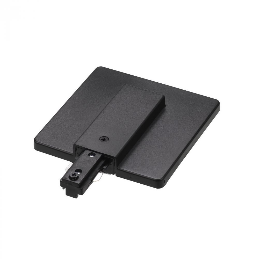 0.75" Height Live End with Outlet Box Cover in Black