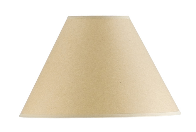 9 1/4" Tall Beige Round Kraft Paper Shade