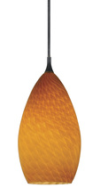 CAL Lighting UP-1026/6-DB - 10.4" Tall Metal Pendant in Rust