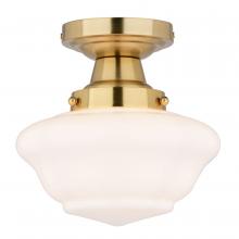 Vaxcel International C0311 - Eastgate 8.75-in. W Semi-Flush Ceiling Light Antique Gold