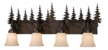 Vaxcel International VL55504BBZ - Yosemite 4L Tree Vanity Burnished Bronze