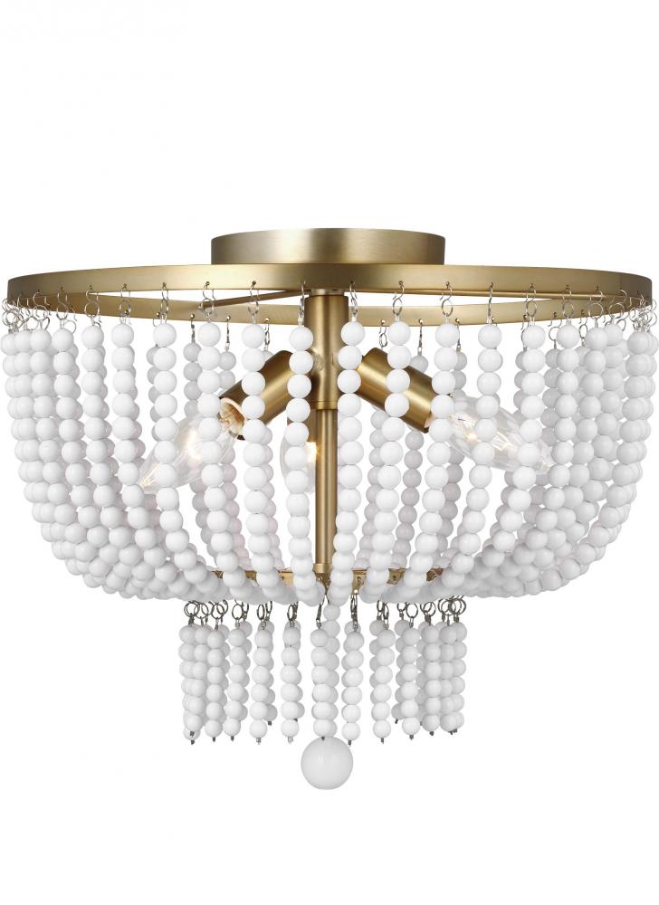 Jackie Three Light Semi-Flush Mount