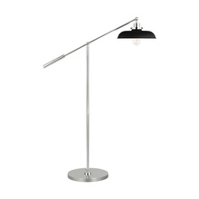 Visual Comfort & Co. Studio Collection CT1141MBKPN1 - Wellfleet Wide Floor Lamp