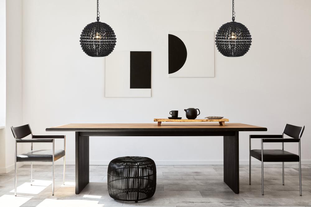 Burkley Black Pendant Light