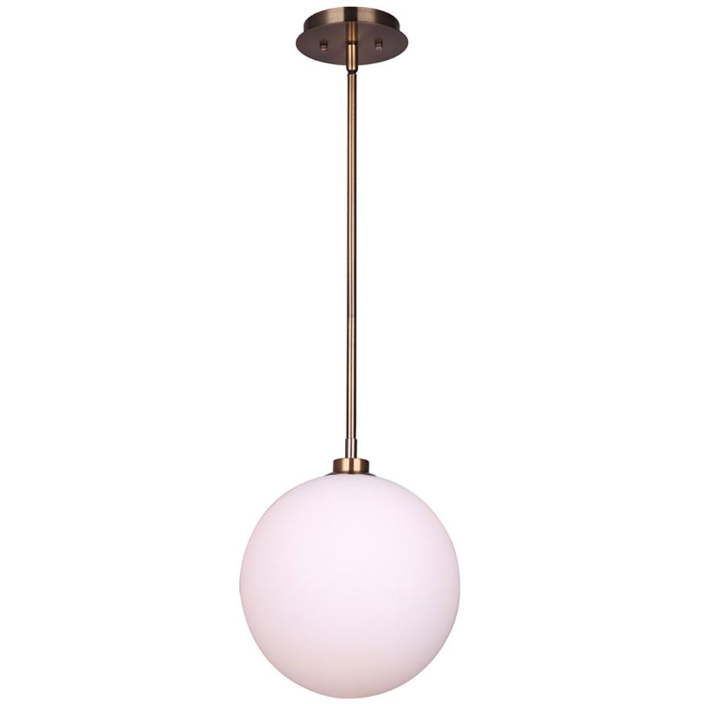 Simone 1 Light Pendant, Gold Finish