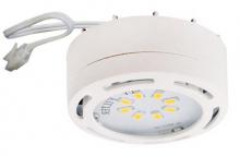 Canarm 3580LED-PLW-C - Undercabinet,120v Linkable LED Puck Light, White,1 Light Kit, 8 LEDs,3000K, 275Lumens,4 Watt