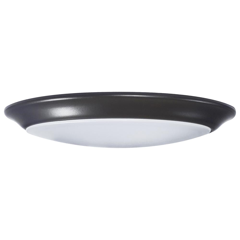 7 inch; LED Disk Light; 5-CCT Selectable 27K/3K/35K/4K/5K; Bronze Finish