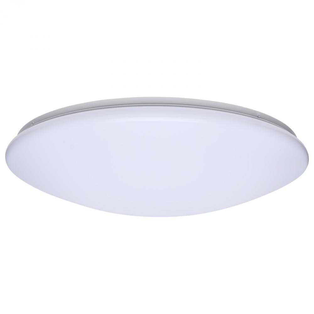 19 Inch LED Cloud Fixture with Sensor; 25 Watts; 27K/30K/35K/40K/50K CCT Selectable; Round Shape;