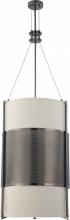 Nuvo 60/4432 - Diesel - 6 Light Vertical Pendant w/ Khaki Fabric Shade