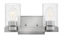 Hinkley 5052BN-CL - Small Two Light Vanity