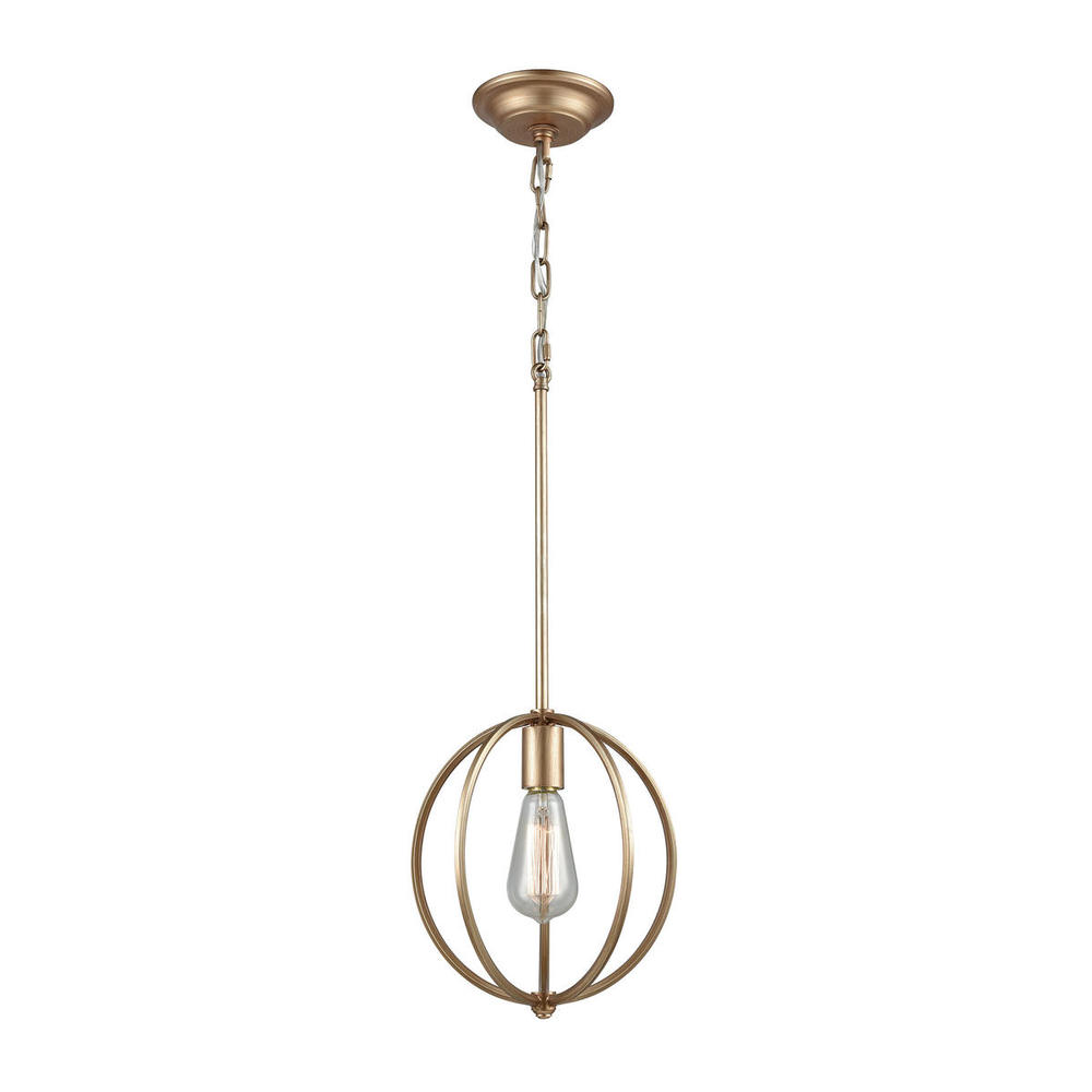 Stanton 1 Light Pendant In Matte Gold - Includes