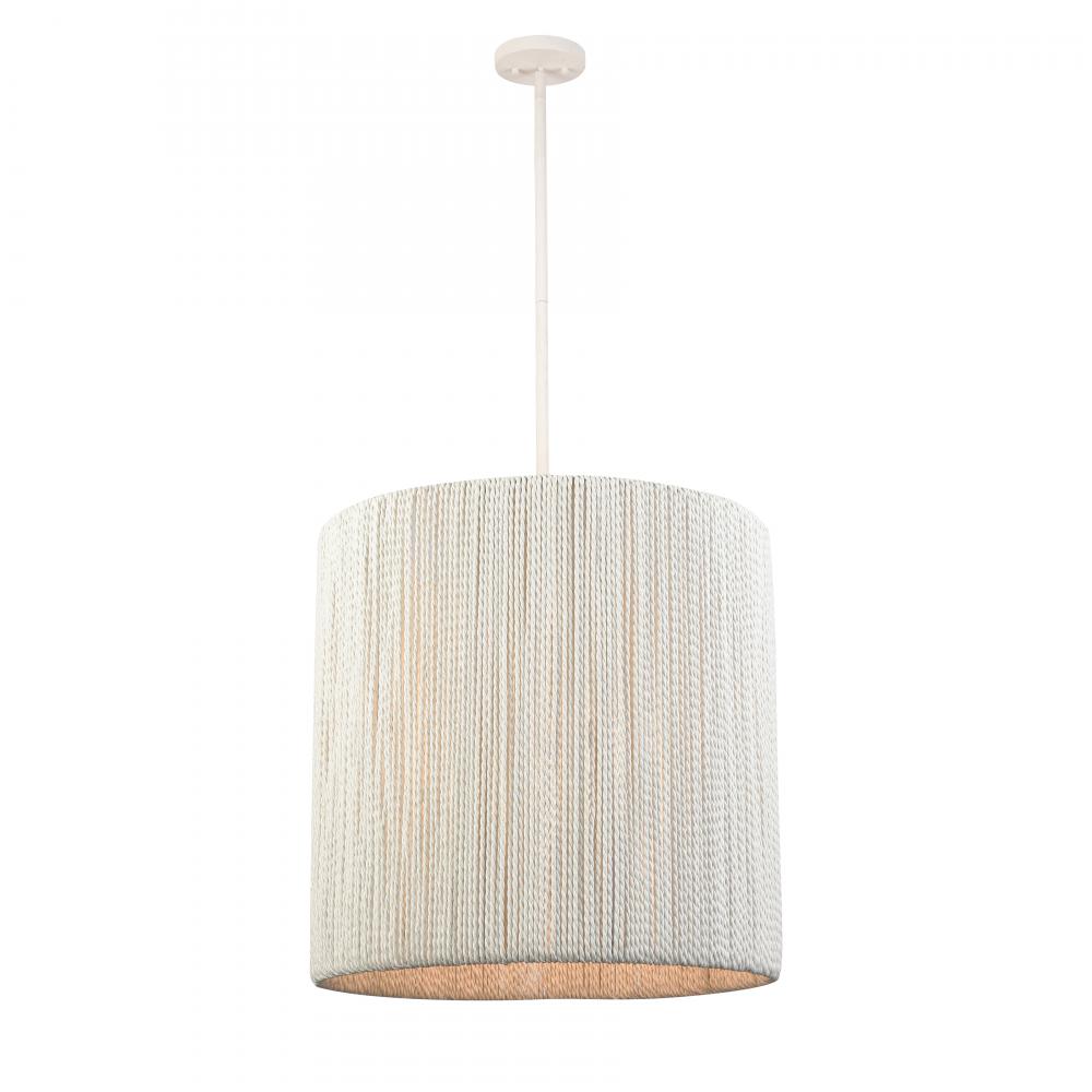 Sophie 23'' Wide 3-Light Pendant - White Coral