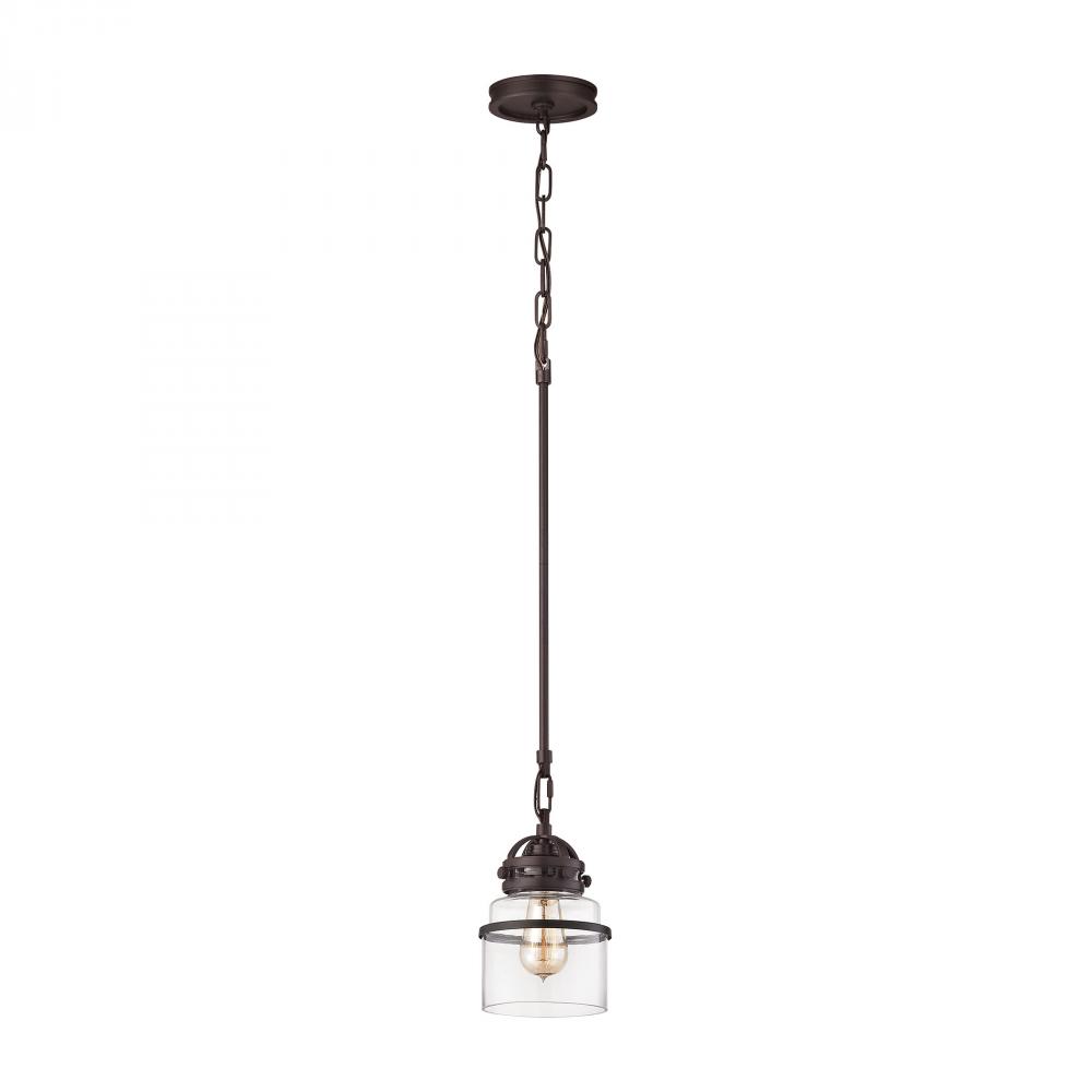 Gramercy 1 Light Pendant In Oil Rubbed Bronze