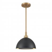 ELK Home 52324/2 - Pelham 10'' Wide 2-Light Pendant - Satin Brass with Matte Black